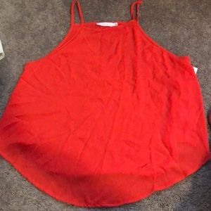 Lush tank top. Sheer material Like new Never worn.